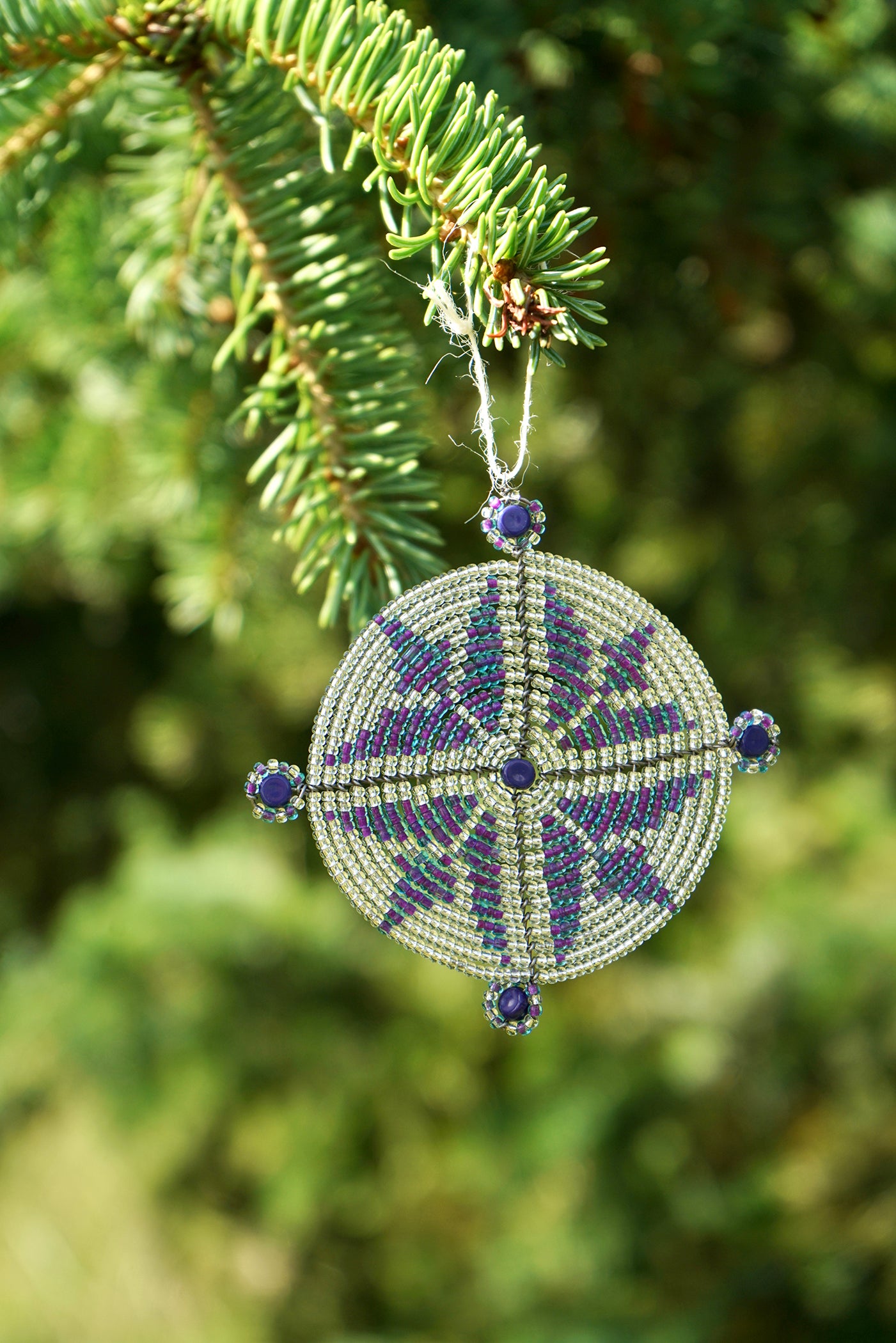 z Loving (Anyor) Ornament Purple/White