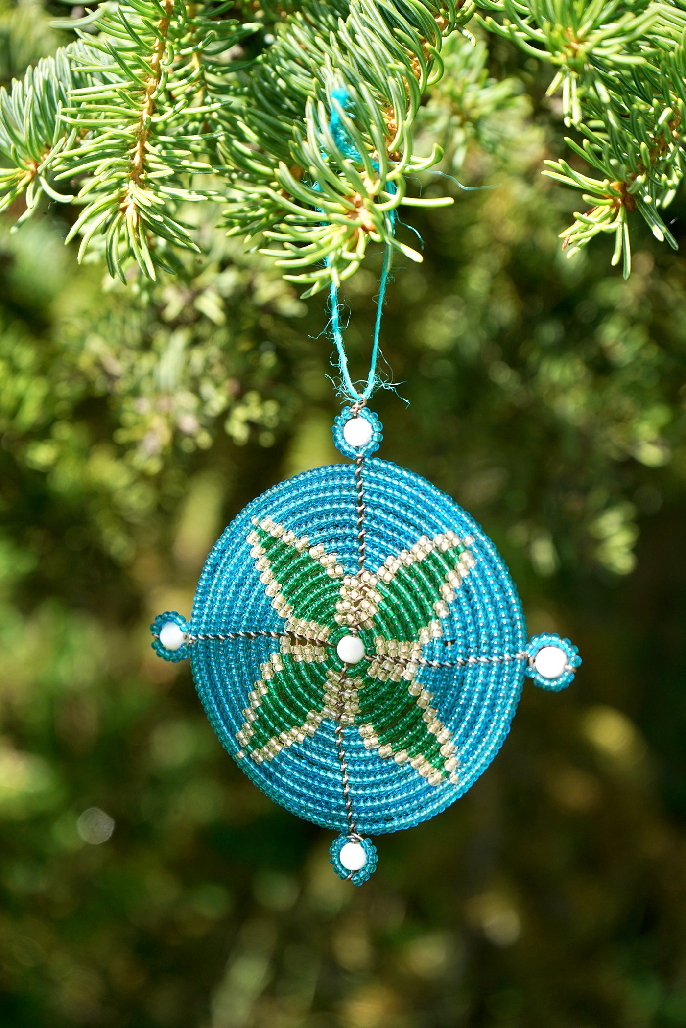 z Loving (Anyor) Ornament Light Blue/Green/White