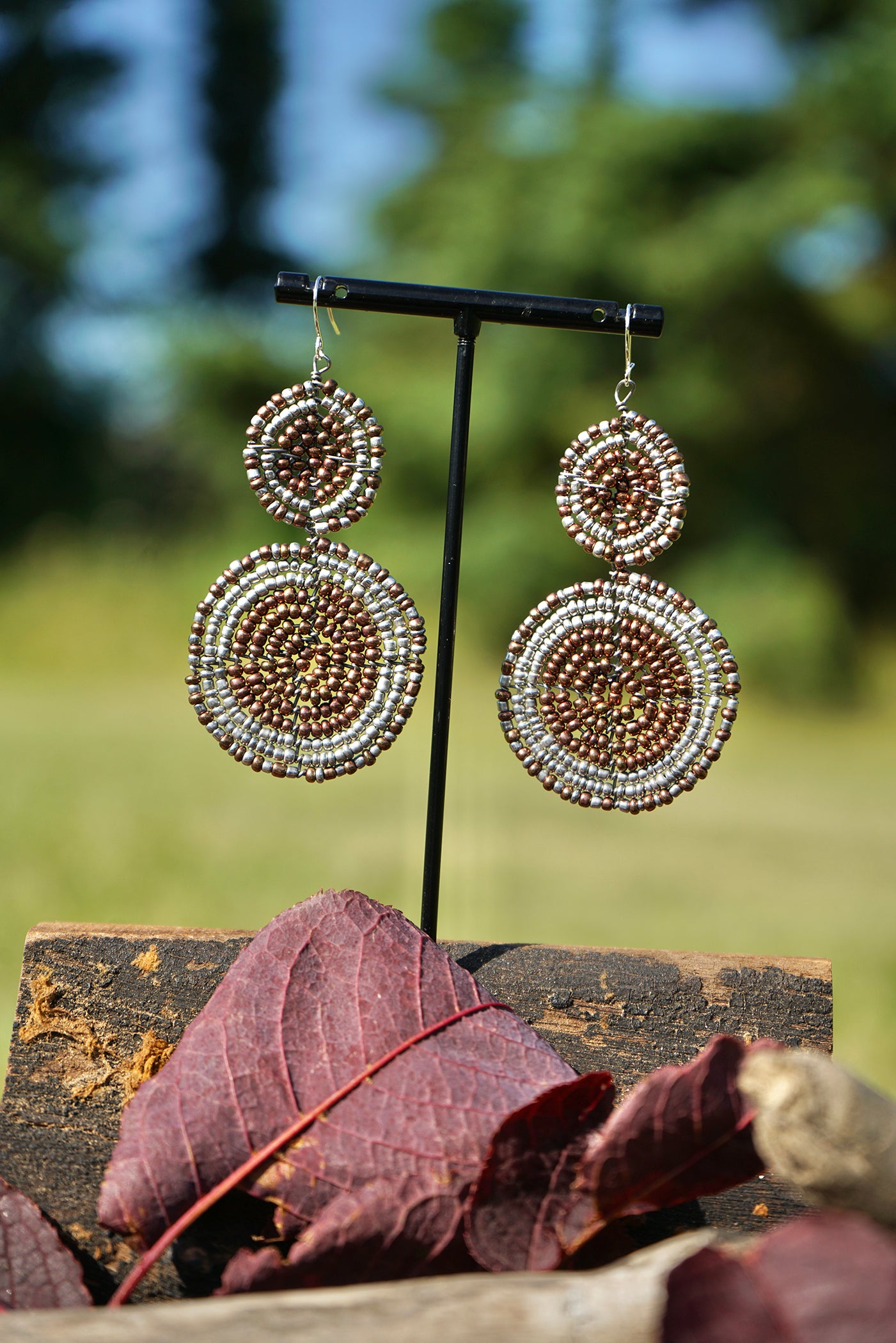 Optimistic (Engirai) 2 Circles Stacked Copper/Silver