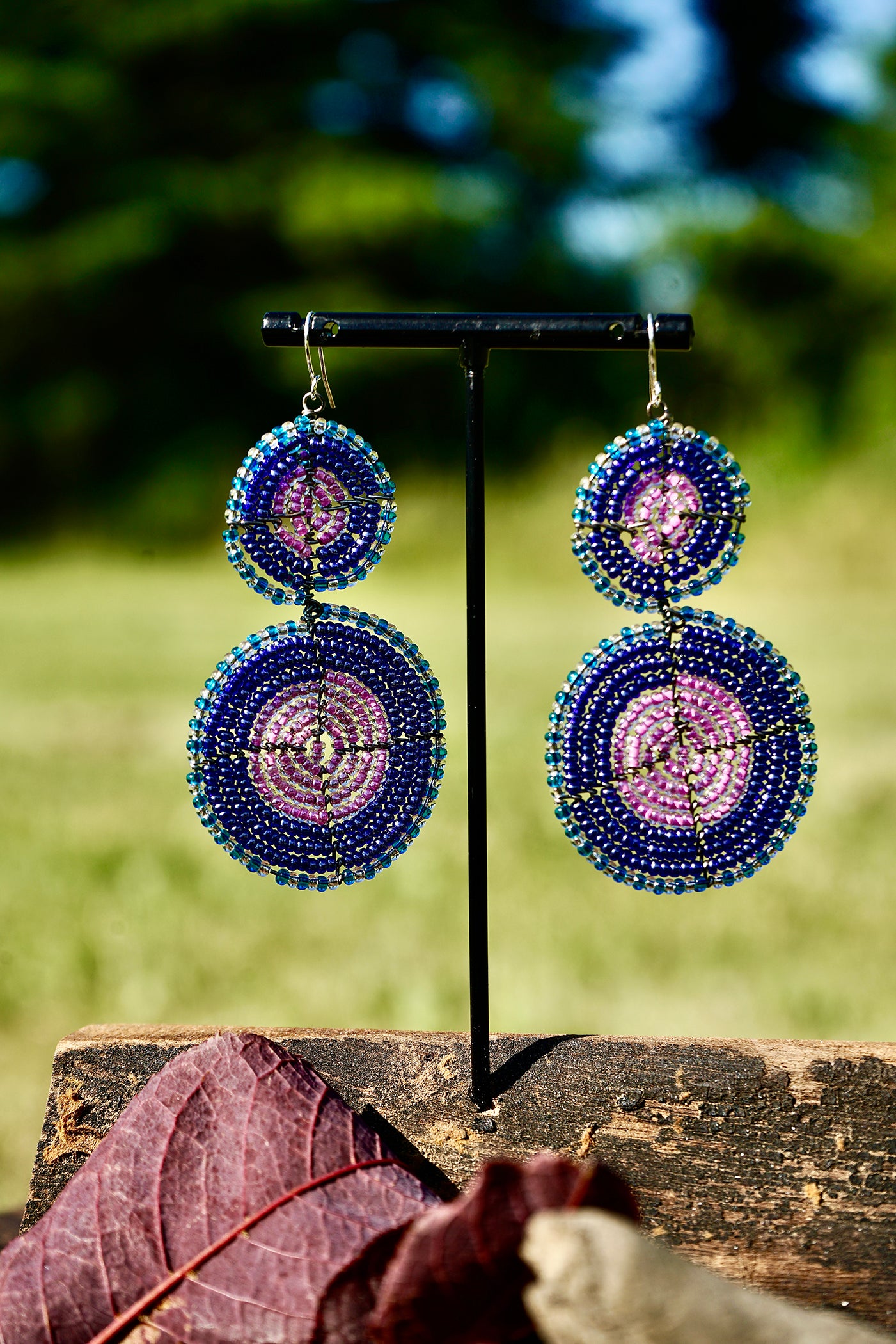 Optimistic (Emgirai) 2 Circles Stacked Dark Blue/Pink/Light Blue/White