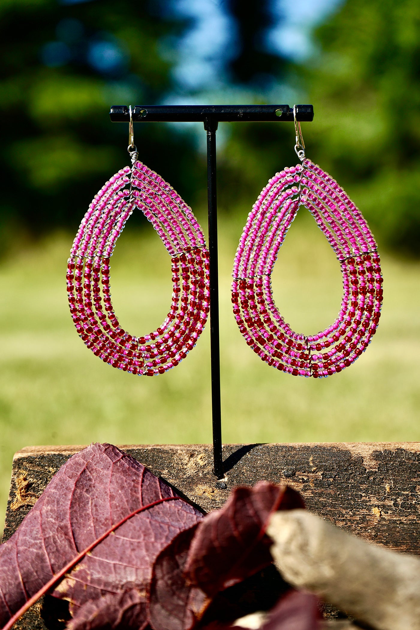 Joyful (Enjipai) Oval Pink/Red