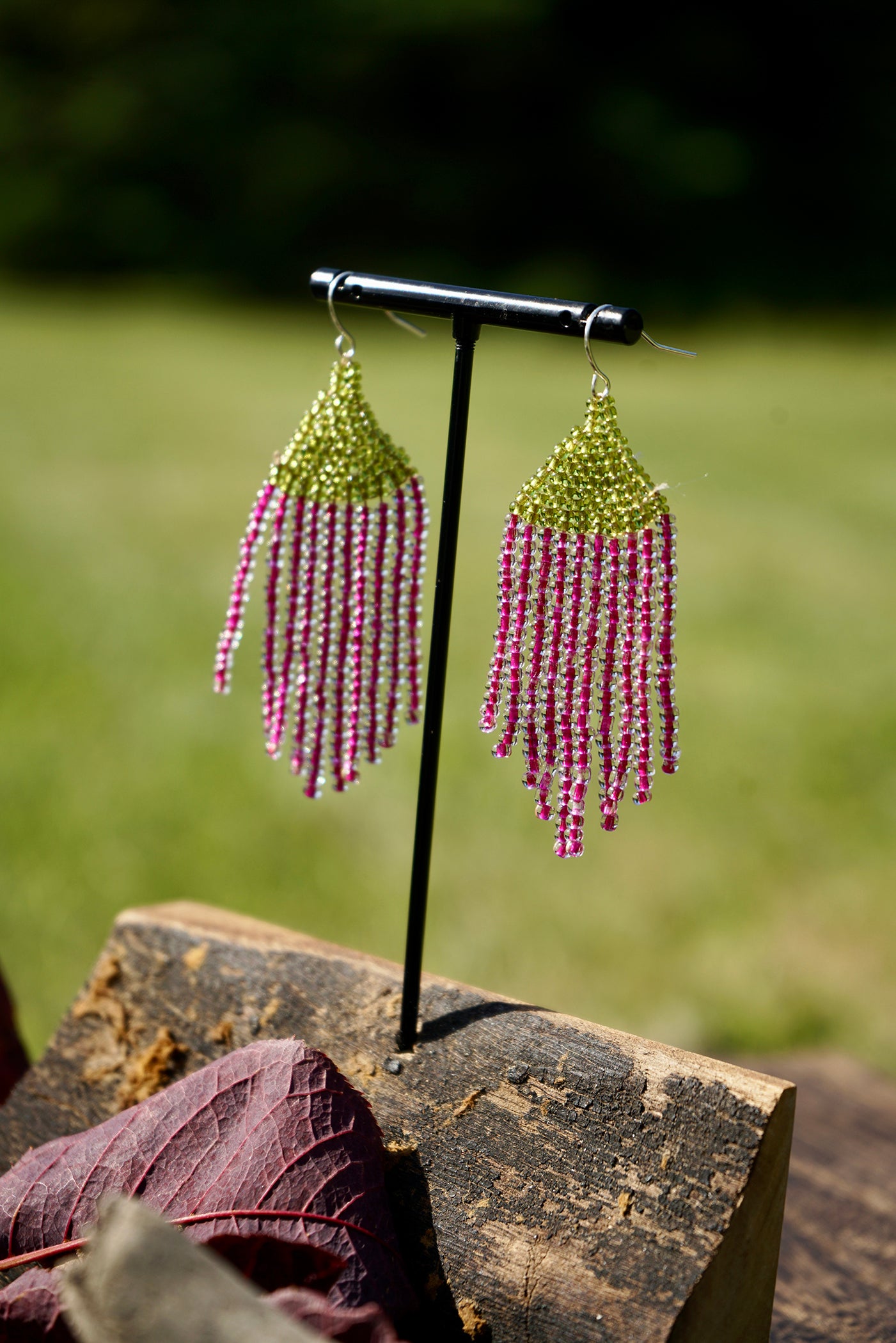 Courageous  (Epijaan)   Fringe   Pink/Lime Green